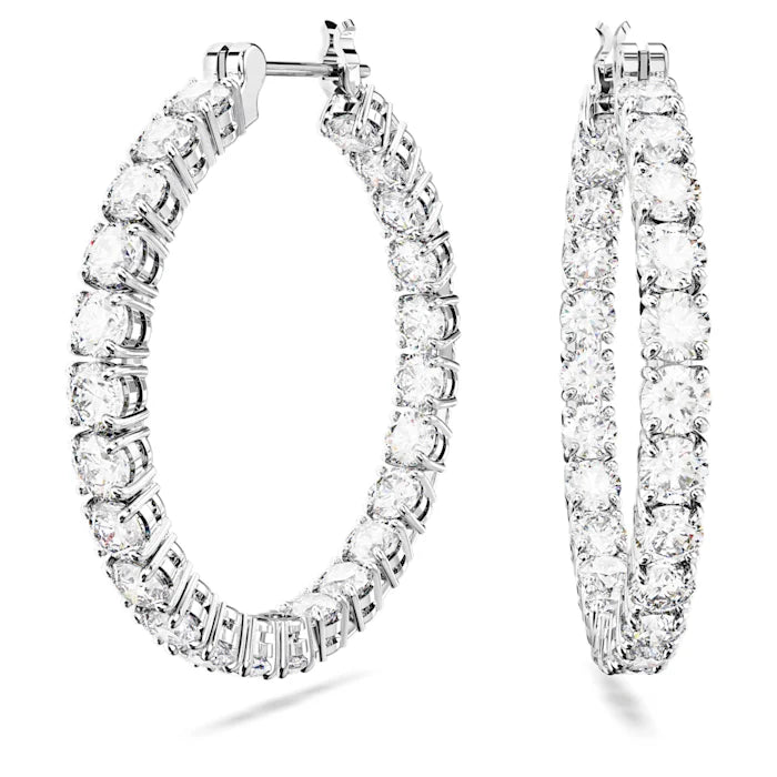 Matrix Hoop Earrings for Women - Trendy Geometric Jewelry for Everyday Wear & Special Occasions