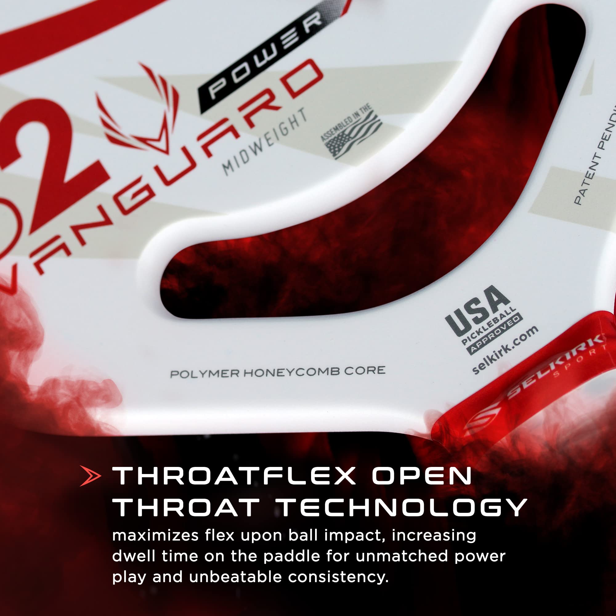 2024 Selkirk Vanguard Power Air Pickleball Paddles - Premium Carbon Fiber Paddle with 360 Proto Molding & Flexfoam Perimeter for Ultimate Power & Control | Perfect for Competitive Play & Recreational Pickleball Games