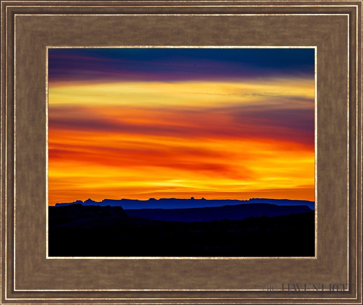 Stunning Desert Sunset at Arches National Park Utah - Perfect Wall Art for Home & Office Decor | Nature Photography Print for Living Room, Bedroom, or Gift