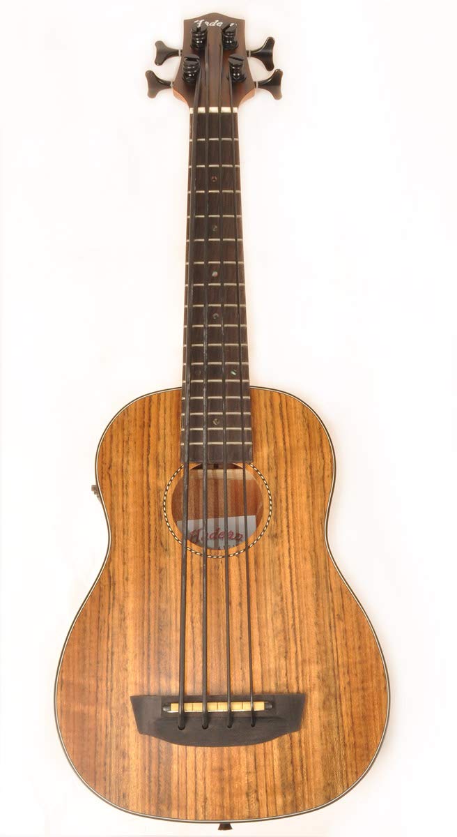 Hadean Acoustic Electric Bass Ukulele UKB-23 - Professional 4-String Bass Uke with Built-in Pickup for Live Performance & Home Practice | Perfect for Musicians, Beginners & Traveling Artists