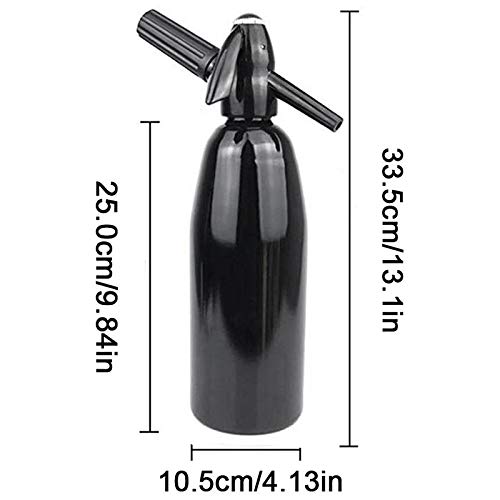 Premium Soda Siphon CO2 Dispenser - DIY Sparkling Water Maker Machine for Homemade Carbonated Drinks, Juice & Cocktails | Perfect for Parties, Home Bars & Healthy Hydration