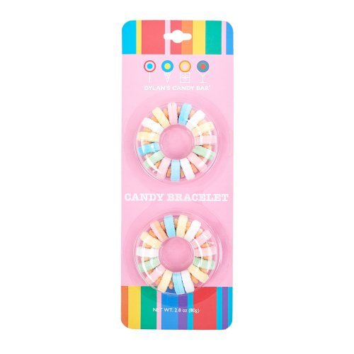 Dylan's Candy Bar Mega Candy Bracelet - 3 Ounce Edible Jewelry for Kids, Birthday Party Favors & Sweet Treats | Fun Fashion Accessory for Girls & Teens