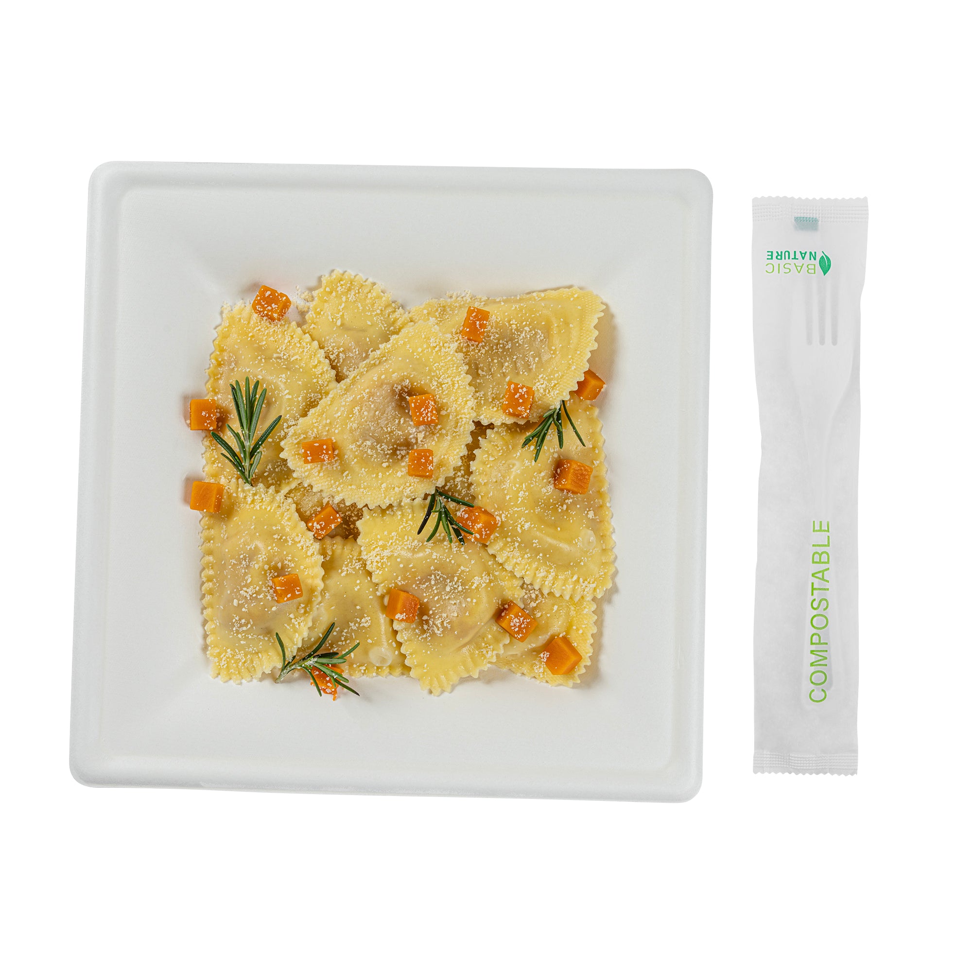 Eco-Friendly Compostable White CPLA Plastic Forks - 250 Count Box | Heat Resistant, Biodegradable Cutlery for Parties, Picnics & Catering Events