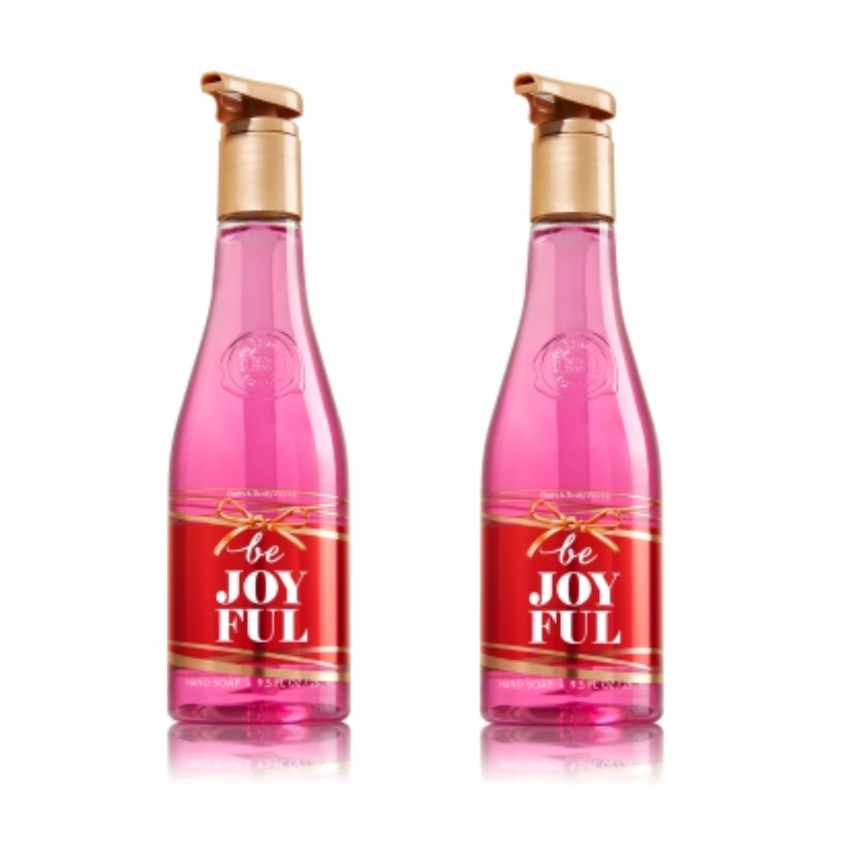 Bath & Body Works Be Joyful Scented Hand Soap 2-Pack - Moisturizing & Antibacterial for Kitchen, Bathroom & Guest Washrooms