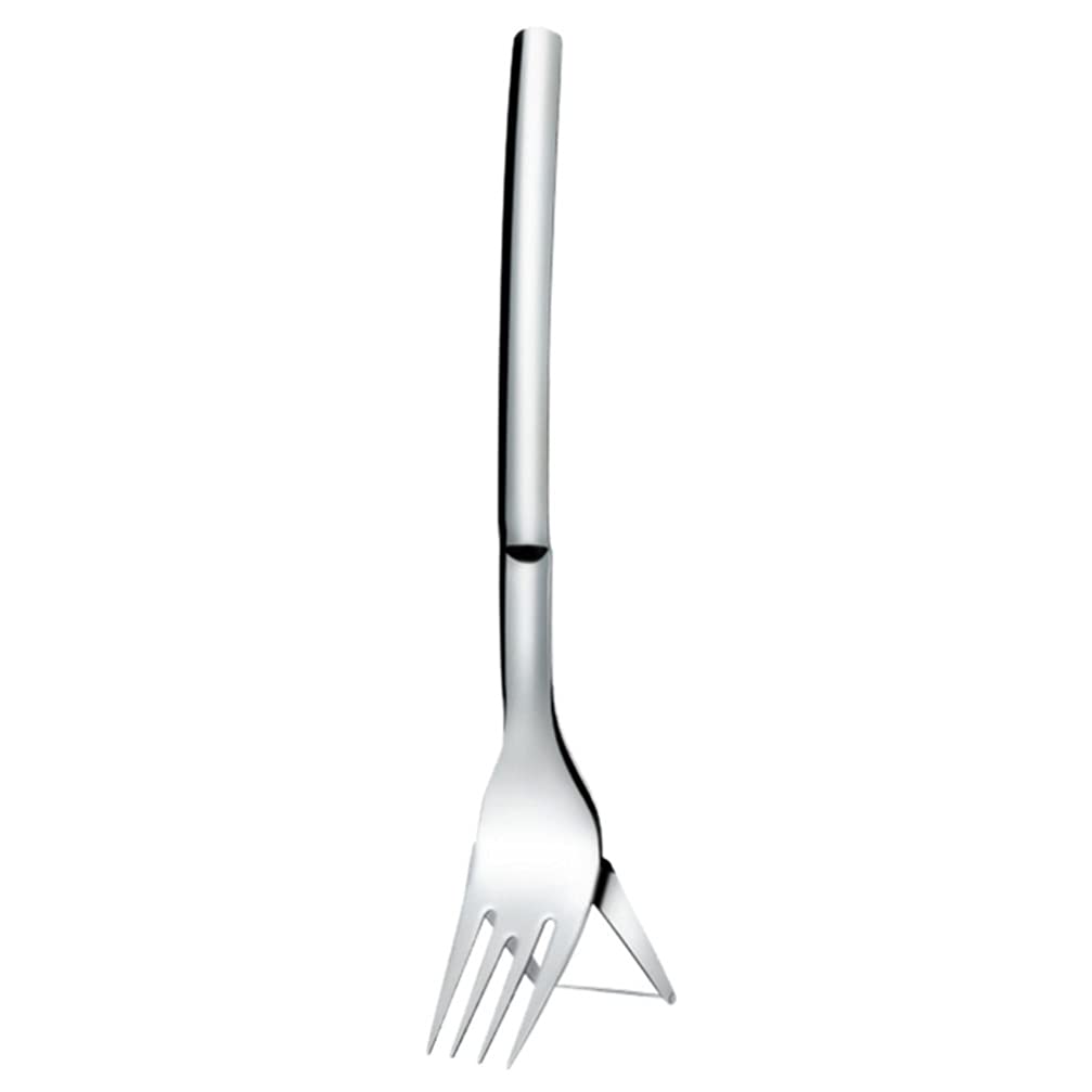 FRCOLOR Stainless Steel Watermelon Slicer - 3-in-1 Melon Cutter & Fruit Fork - Sharp Kitchen Tool for Slicing Watermelons, Cantaloupes & Pineapples - Perfect for BBQs, Picnics & Summer Parties (Silver)