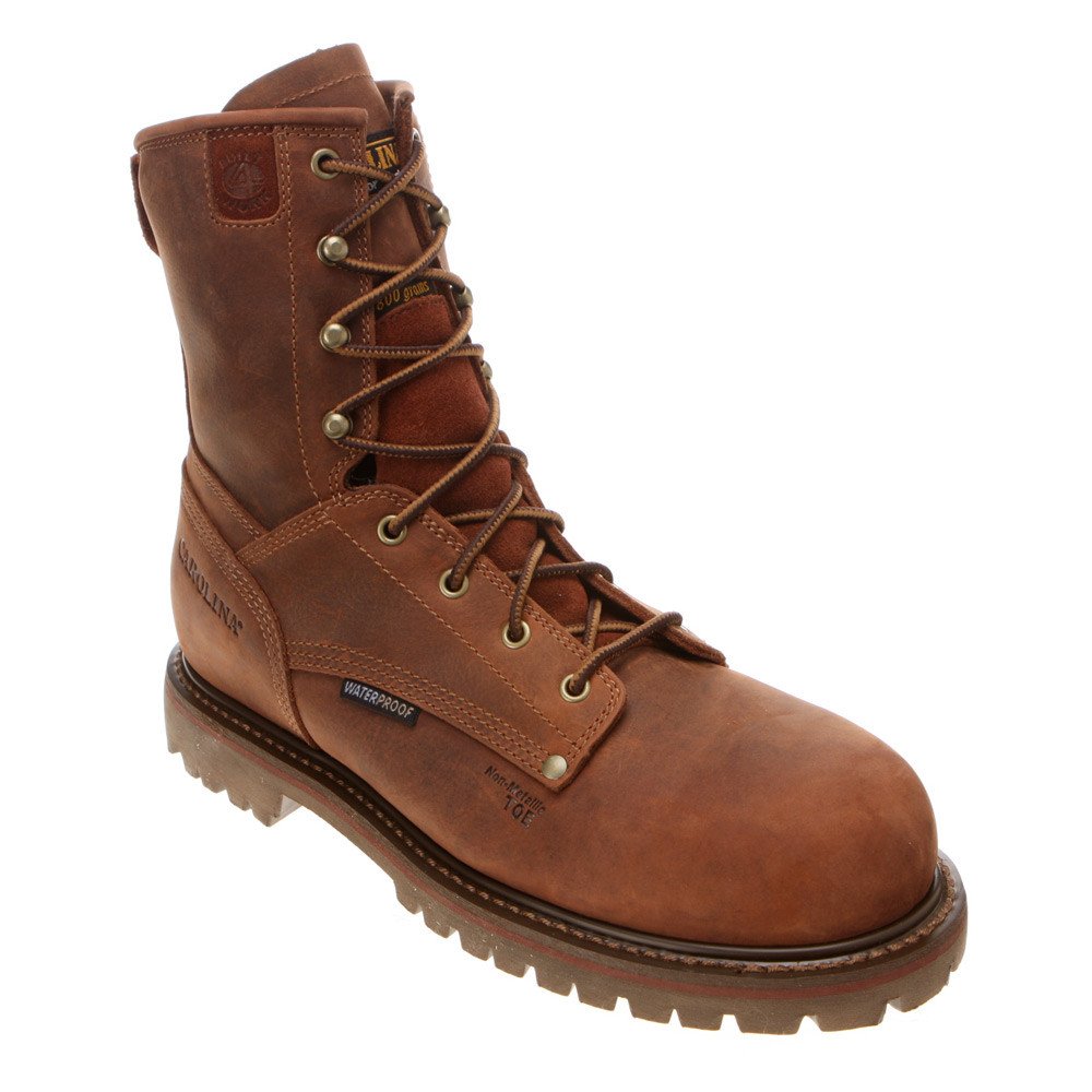 Carolina Men's CA9528 Composite Toe Waterproof Insulated Work Boots - Heavy Duty Safety Shoes for Construction, Hunting & Outdoor Work