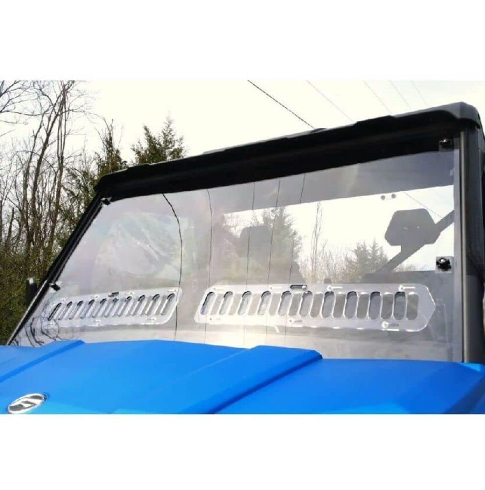 Falcon Ridge Aero-Vent Front Windshield for CF Moto UForce 1000 UTV (2019-2021) - Durable Polycarbonate Windshield for Off-Road Protection & Enhanced Airflow - Perfect for Trail Riding, Hunting & Farm Work