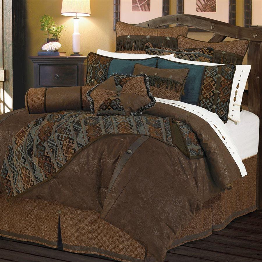 Del Rio Comforter Set - Queen Size Bedding Set with Pillow Shams, Soft Microfiber Comforter for All Seasons - Perfect for Master Bedroom, Guest Room & Dorm Decor
