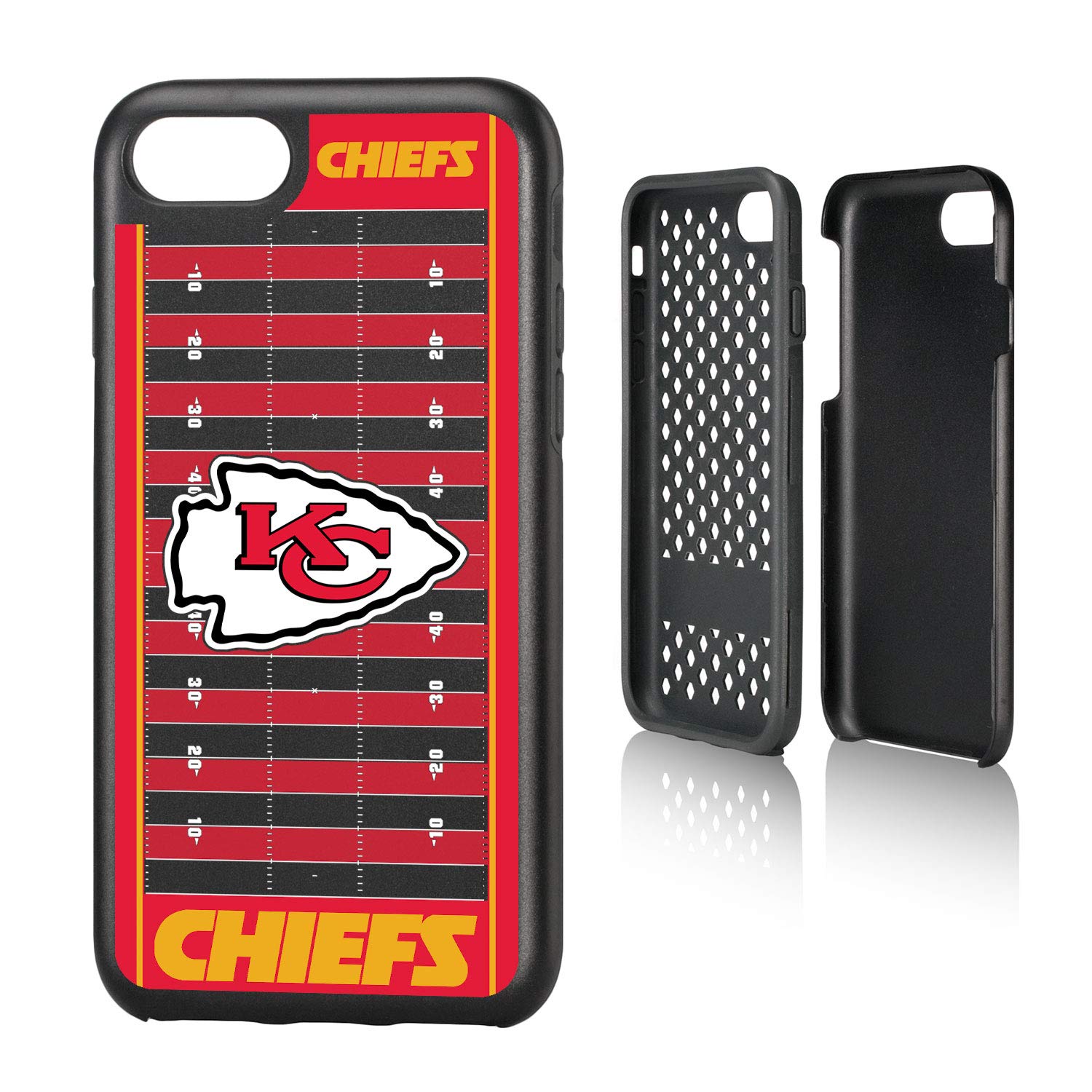 Kansas City Chiefs iPhone Case - Rugged Field Design with Shockproof Protection | Perfect for Football Fans & Game Day Enthusiasts
