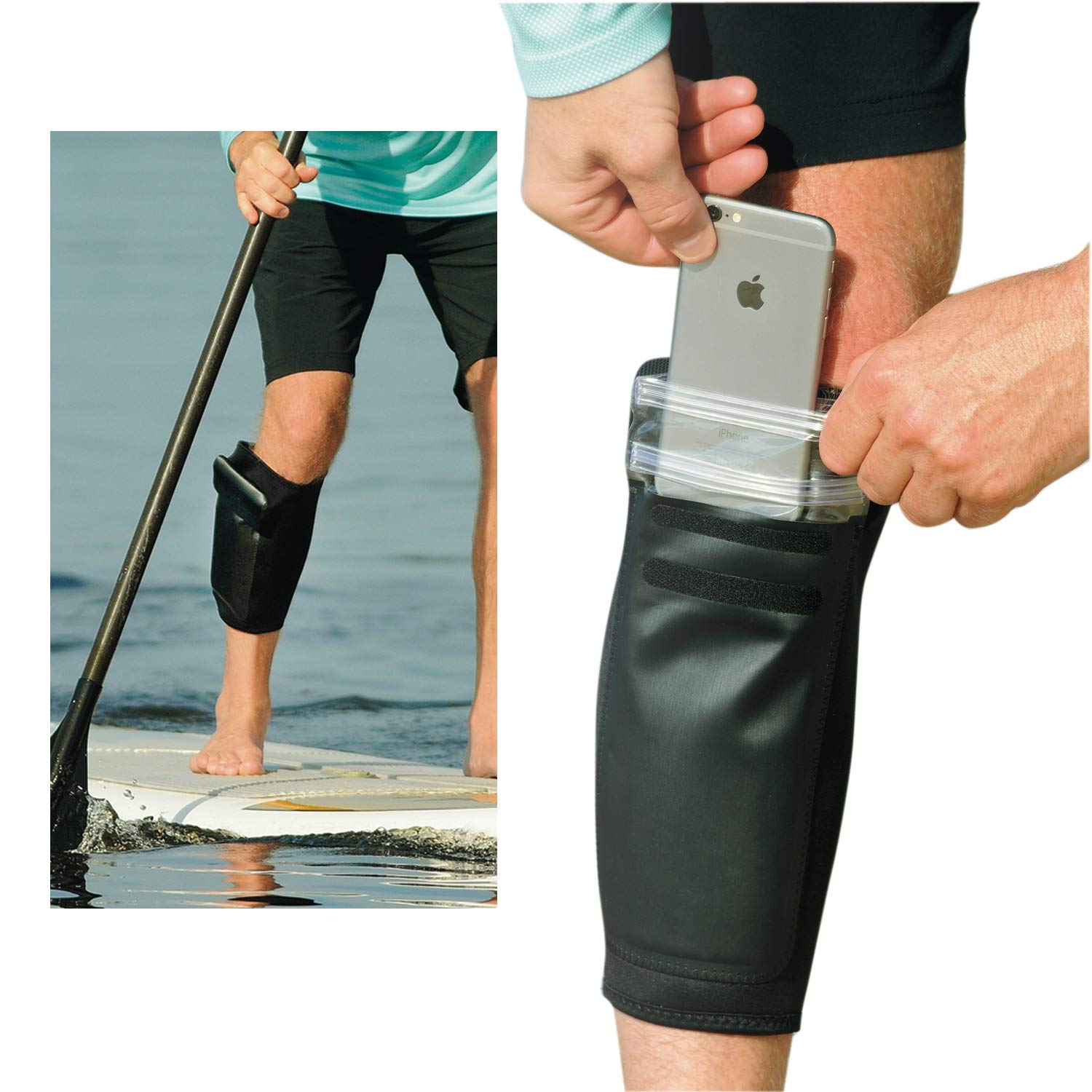 Waterproof Leg Phone Pouch for Swimming, Paddle Boarding, Kayaking - Universal Fit for iPhone 14/15/16 Pro Max & Galaxy S23/S22/A54 - Secure Dry Bag for Water Sports, Beach Activities & Outdoor Adventures