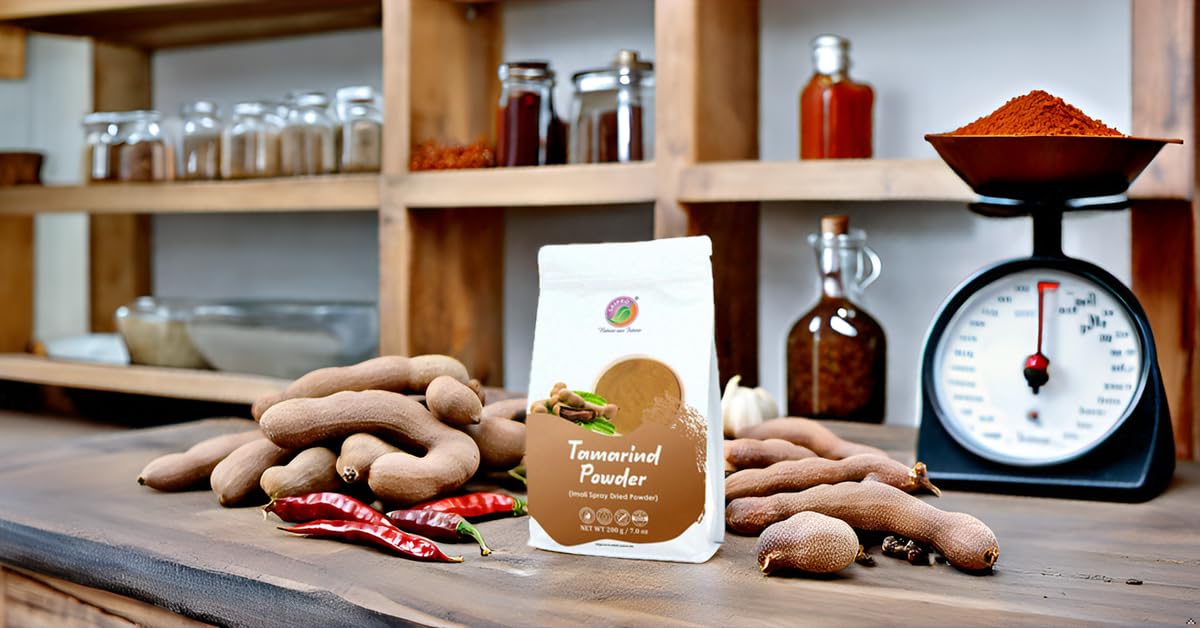 Saipro Tamarind Powder 200g - Seedless, Free-Flowing, All-Natural for Tamarind Paste, Candy, Lollipops, Chutney, Pulp, Chaat & Sauce | No Preservatives, No Sugar | Perfect for Cooking, Baking & Indian Cuisine