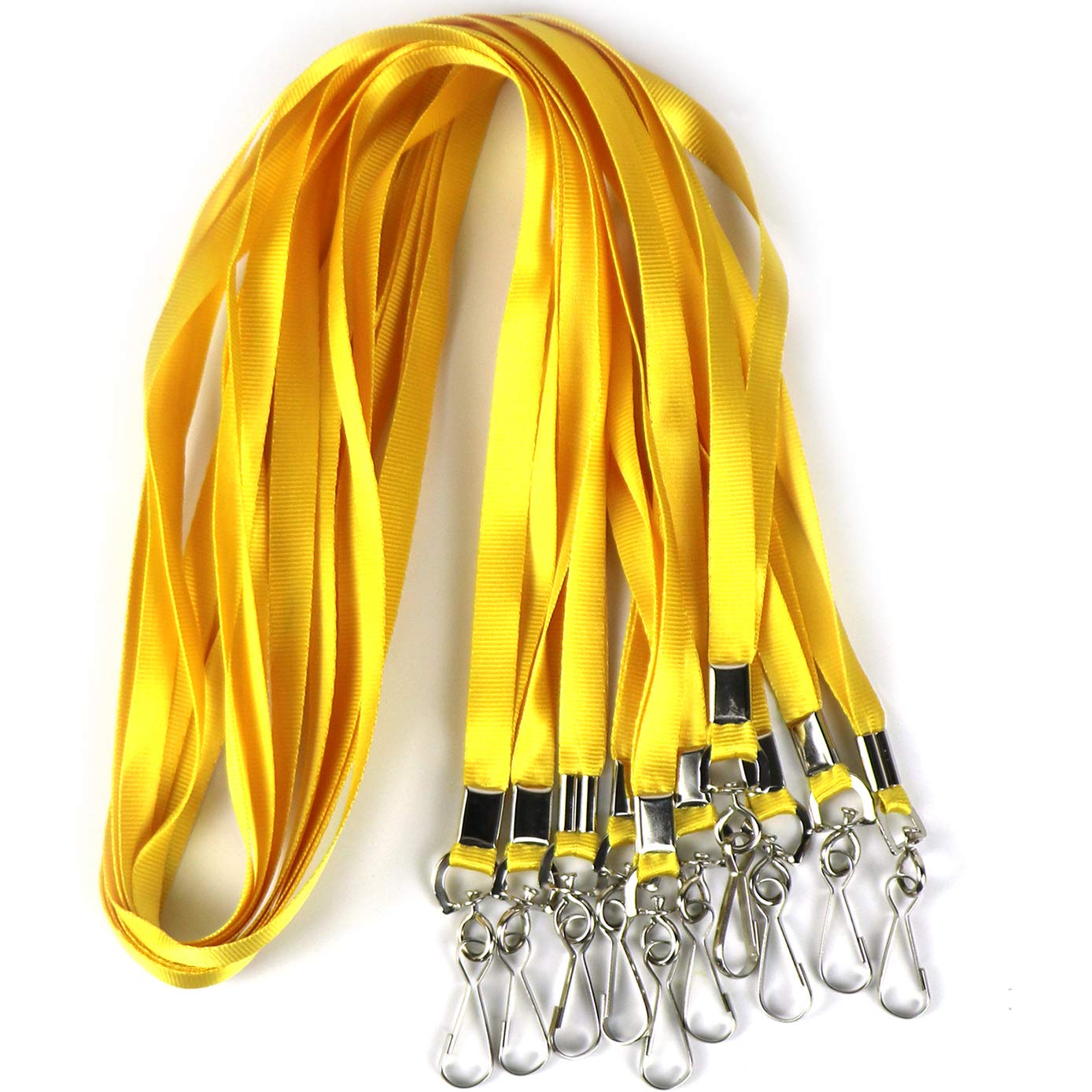 Premium Nylon Lanyards - 50 Pack for Office, Kids & Teachers - Cruise & ID Holder
