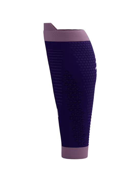 Compressport Unisex R2 3.0 Calf Sleeves - Purple/Grape for Running, Cycling & Recovery Support | Performance Compression Leg Sleeves for Men & Women