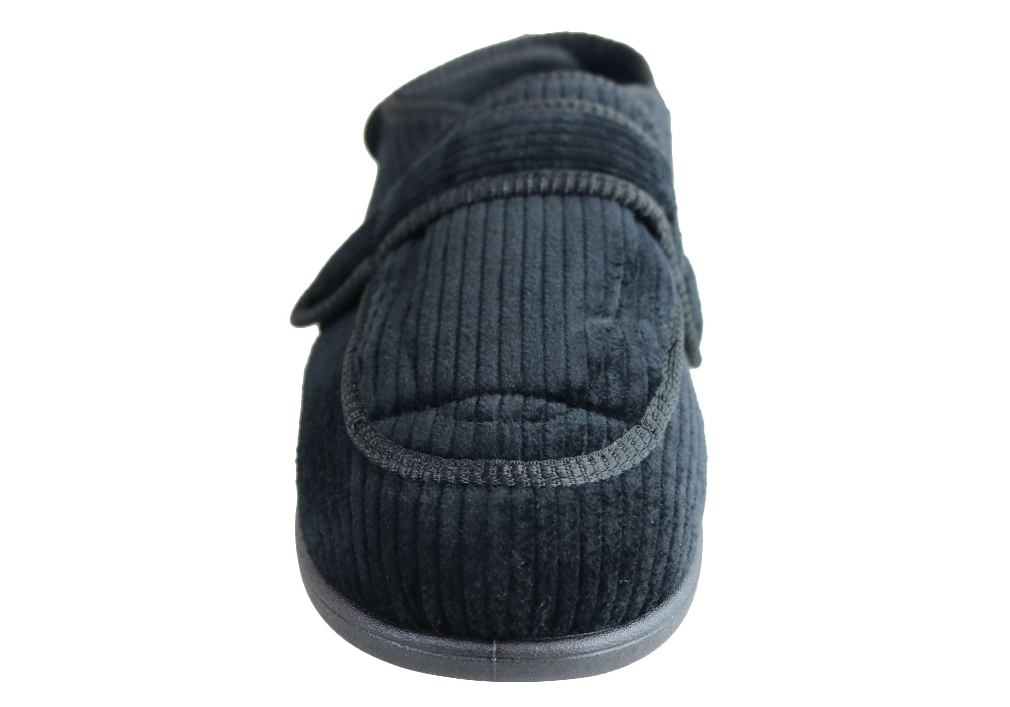 Homyped Men's Arnold 2 Adjustable Strap Extra Wide Slippers - Comfortable House Shoes for Relaxing at Home, Lounging & Indoor Use