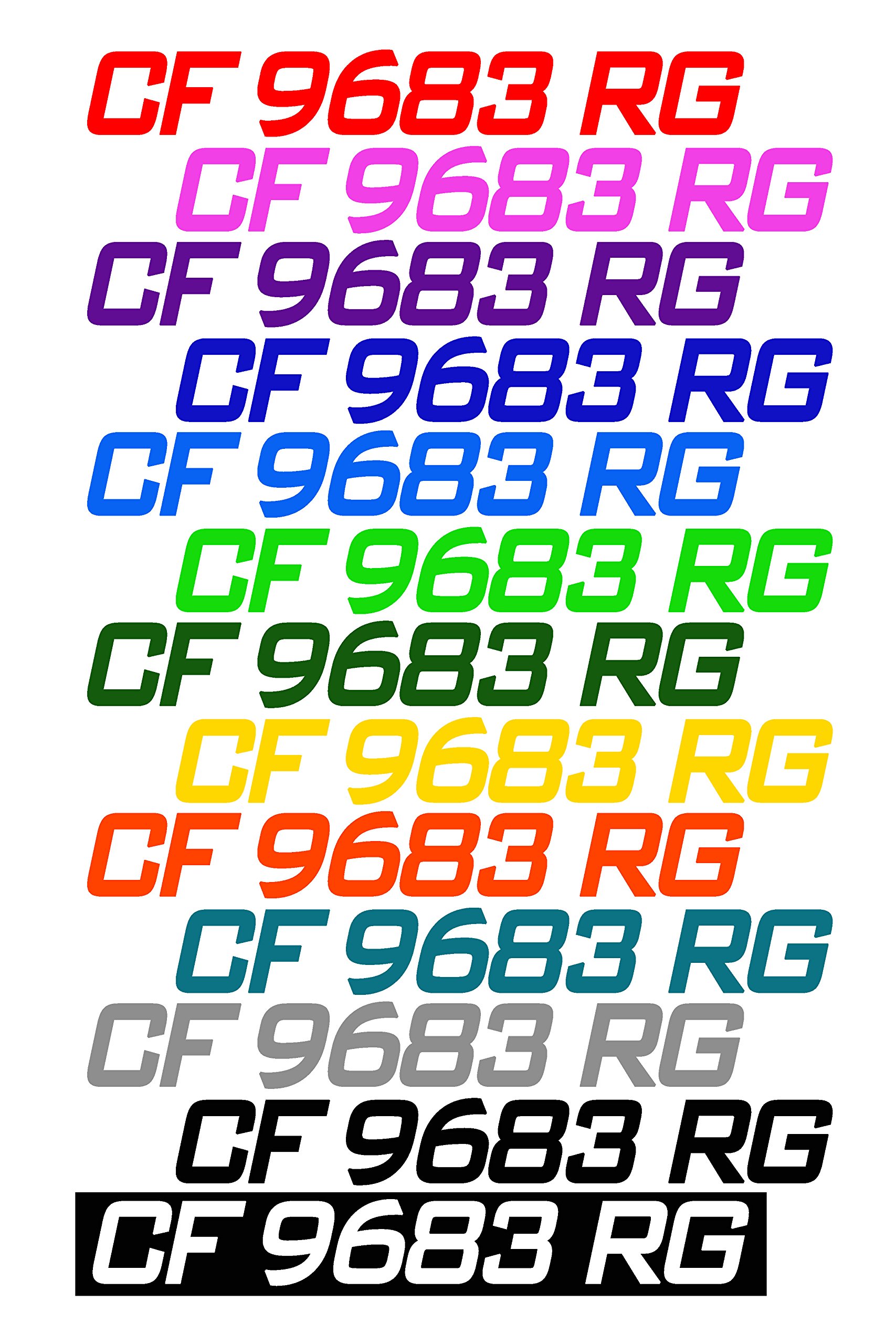 Custom Boat or PWC Registration Hull ID Decal Sticker Set of 2 - Durable Vinyl Waterproof Labels for Marine & Watercraft Identification (Perfect for Boating, Jet Ski & Water Sports)