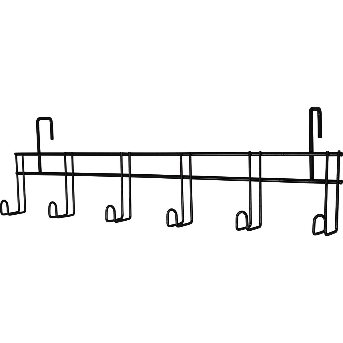 Easy Up® 6 Hook Wall Mounted Tack Rack with Hangers - Perfect for Organizing Horse Riding Gear in Barns, Stables & Tack Rooms