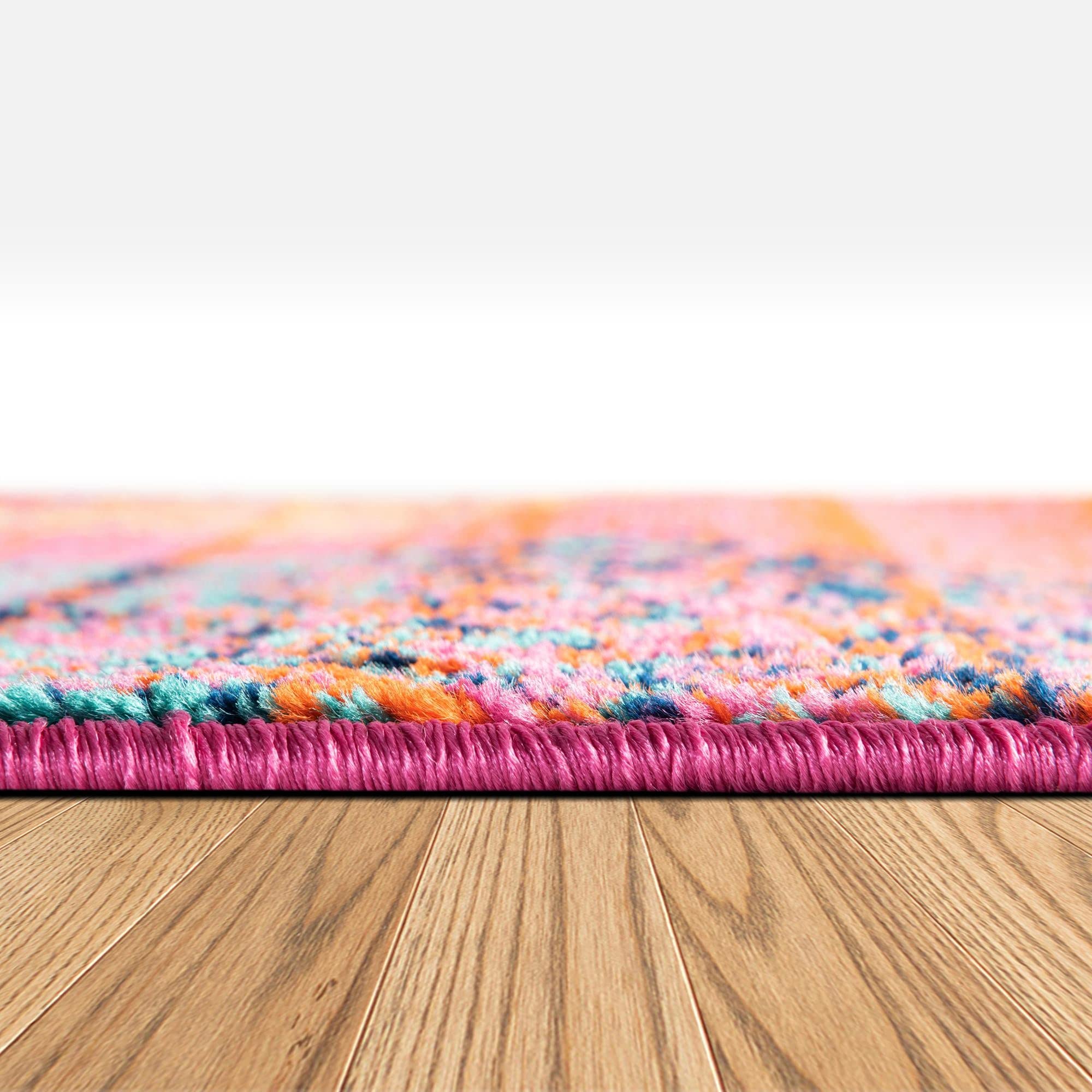 Azalea Collection Rust Red Area Rug 10' x 14' - Soft Medium Pile Living Room Rug for Large Spaces, Dining Rooms & Open Floor Plans | Perfect for Home Decor, Family Gatherings & Cozy Atmospheres