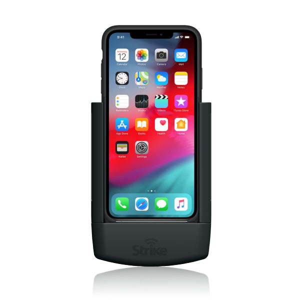 iPhone XS Max Cradle Holder for Apple Cases - Perfect for Desk Organization & Phone Charging Station - Home, Office & Car Use