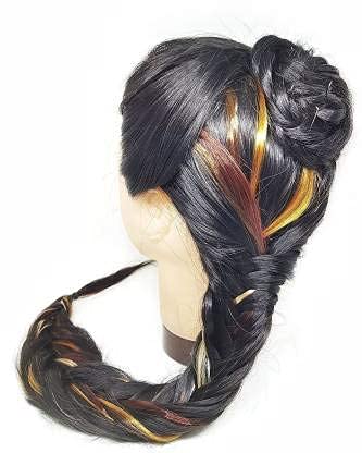 CHRONEX Clip-In Hair Highlights Extensions for Women - 12 Piece Set, Temporary Hair Color Streaks, Easy to Use & Reusable - Perfect for Parties, Cosplay, and Daily Styling