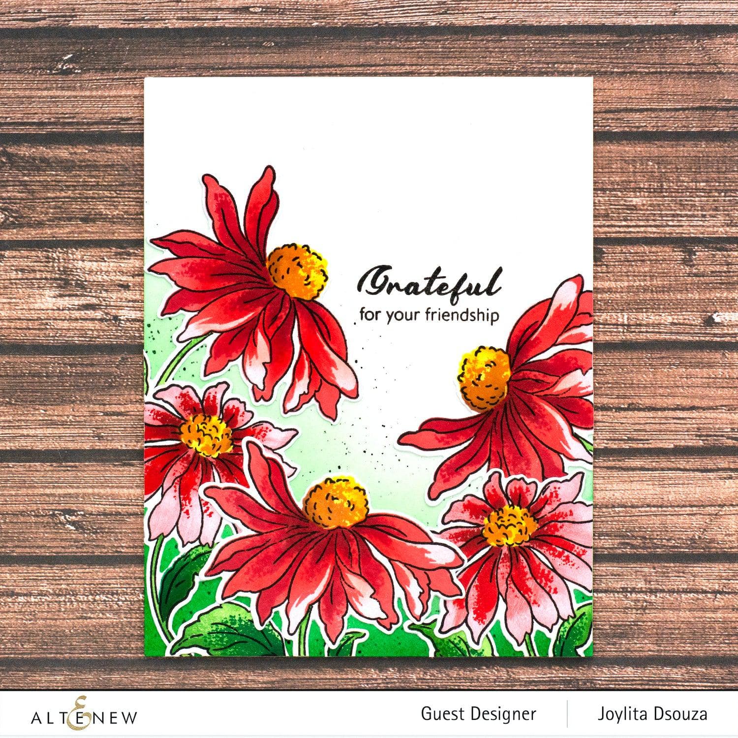Build A Flower: Coneflower Layering Stamp & Die Set for Card Making, Scrapbooking & DIY Crafts - Floral Stamps for Handmade Greeting Cards & Paper Crafts
