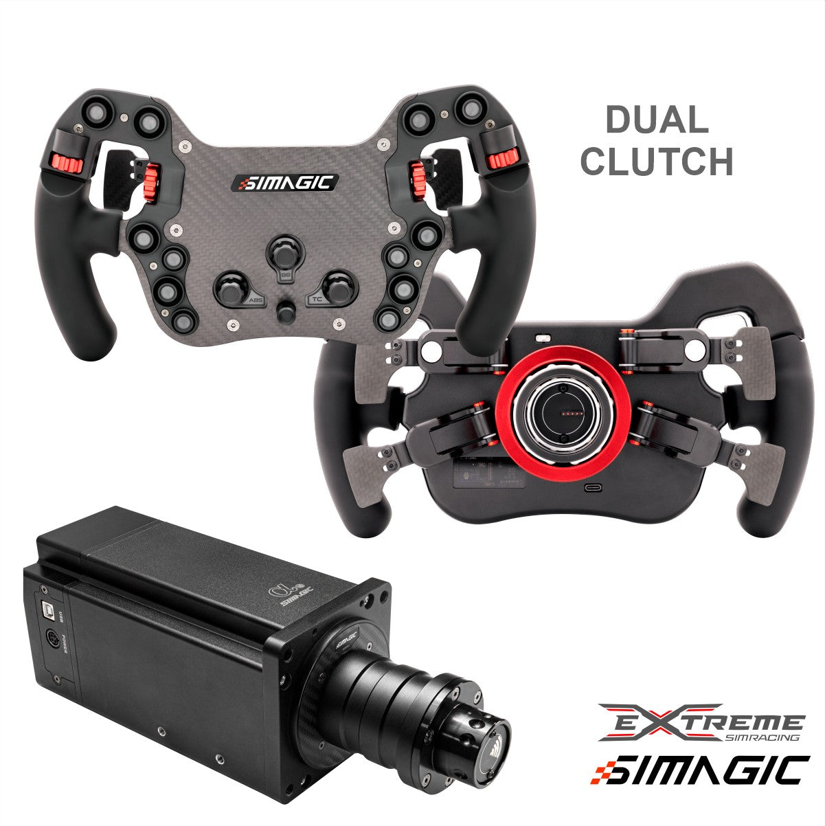 Simagic Alpha U Direct Drive Racing Wheel - 23Nm High Torque Force Feedback for PC & PS5 - Perfect for Sim Racing, Drifting, and Competitive Gaming