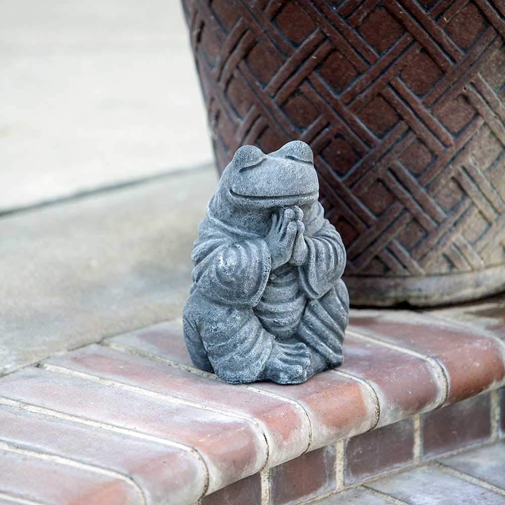 Meditating Frog Garden Statue - Outdoor Zen Decor for Relaxing Spaces