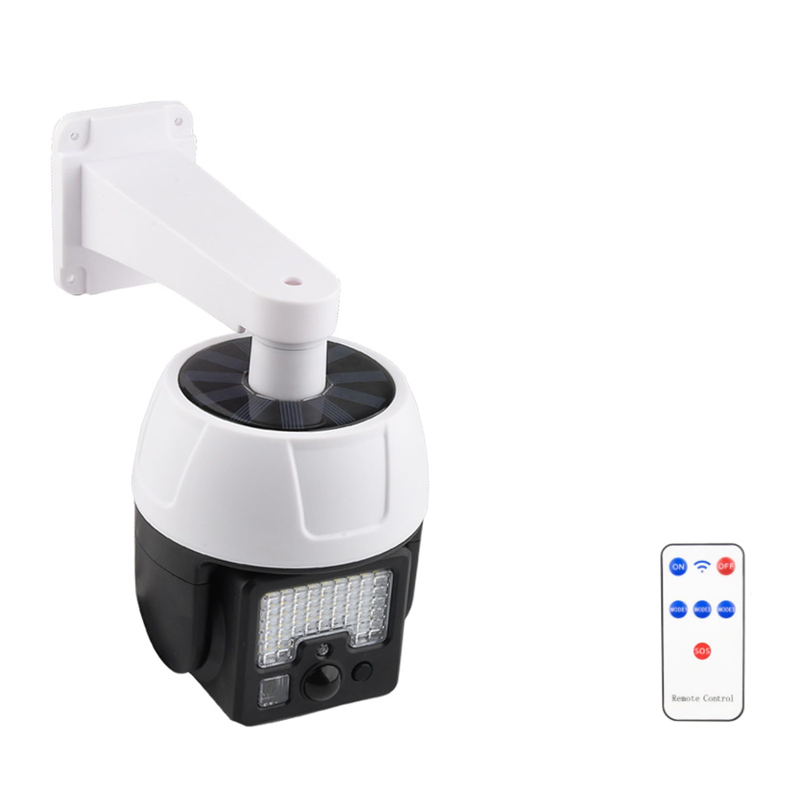 360° Rotating Dome Fake Security Camera with LED Light - Dummy Surveillance Camera for Home, Office & Outdoor Use