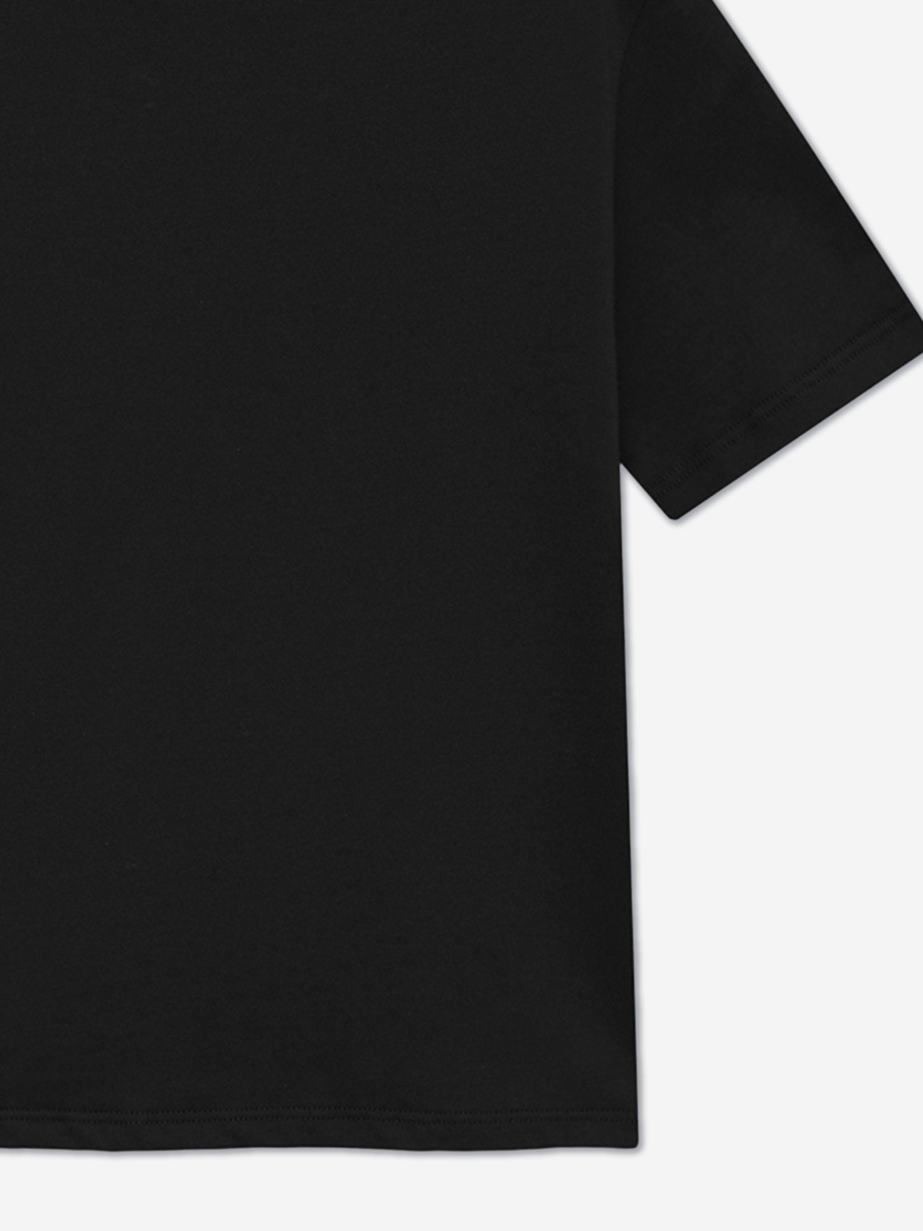 Amiri Kids Black Staggered Sequin T-Shirt | Trendy Graphic Tee for Boys & Girls | Perfect for Parties, Holidays & Special Occasions