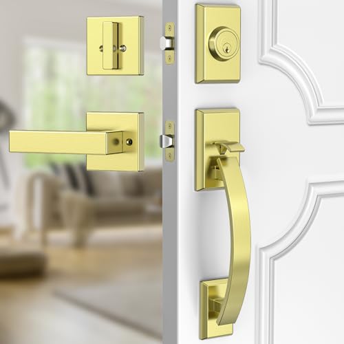 Stain Brass Door Lock