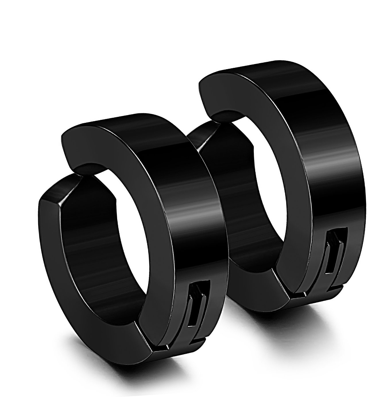 Hypoallergenic Stainless Steel Clip-On Earrings for Men & Women - Non-Piercing Huggie Hoop Earrings | Perfect for Sensitive Ears, Everyday Wear & Special Occasions