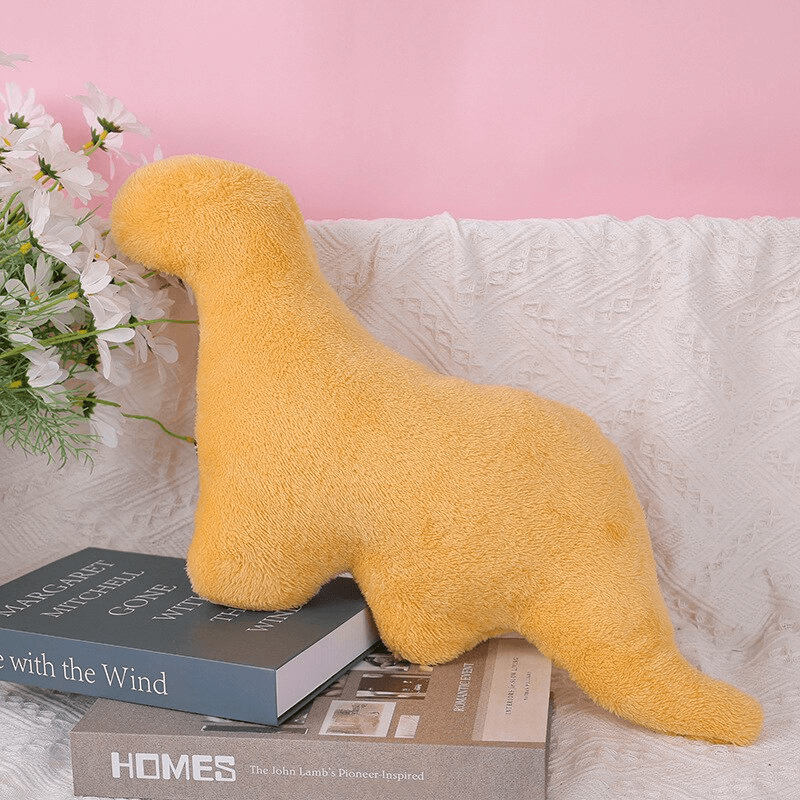 Dino Chicken Nugget Plush Toy - Cute Dinosaur Stuffed Animal for Kids, Soft & Huggable - Perfect for Playtime, Gifts, and Room Decor