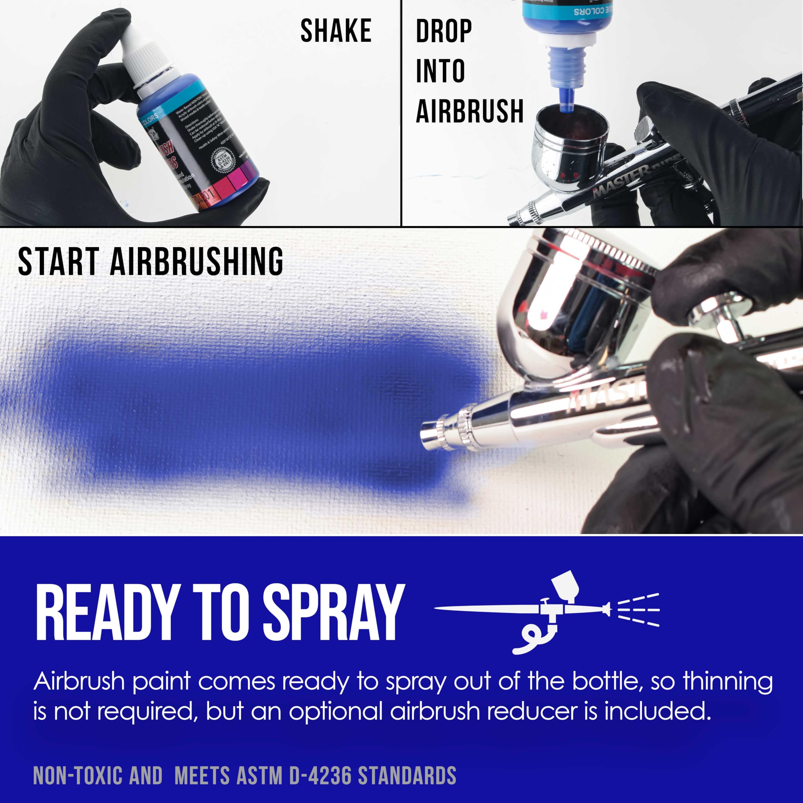 54-Color Ultimate Acrylic Airbrush & Leather Paint Set for Shoes, Crafts, DIY - Includes Cleaner, Thinner, 50 Mixing Cups, 50 Wooden Sticks & Color Wheel | Perfect for Airbrush Art, Leather Repair, Shoe Customization & Hobby Projects