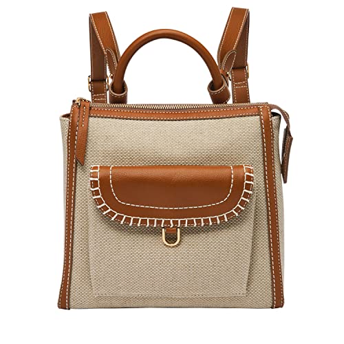 Saddle/Natural Colorblock