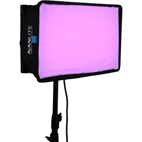 Nanlite PavoSlim 120C RGB LED Panel Light - Ultra-Thin LED Video Light for Photography, Videography & Streaming - Perfect for YouTube, TikTok & Studio Lighting