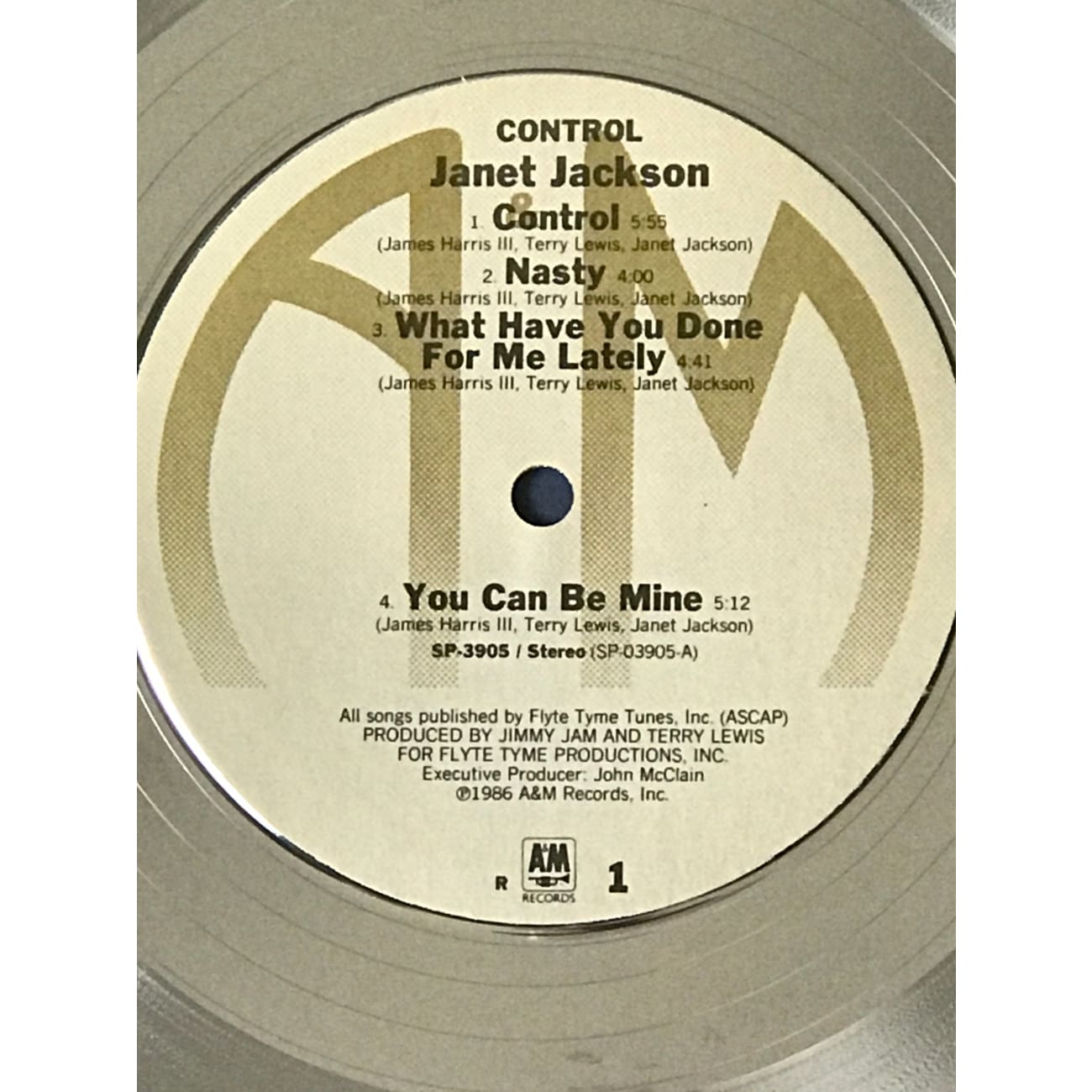 Janet Jackson Control RIAA Certified Platinum LP Award - Perfect for Music Collectors, Fans & Display in Home or Office