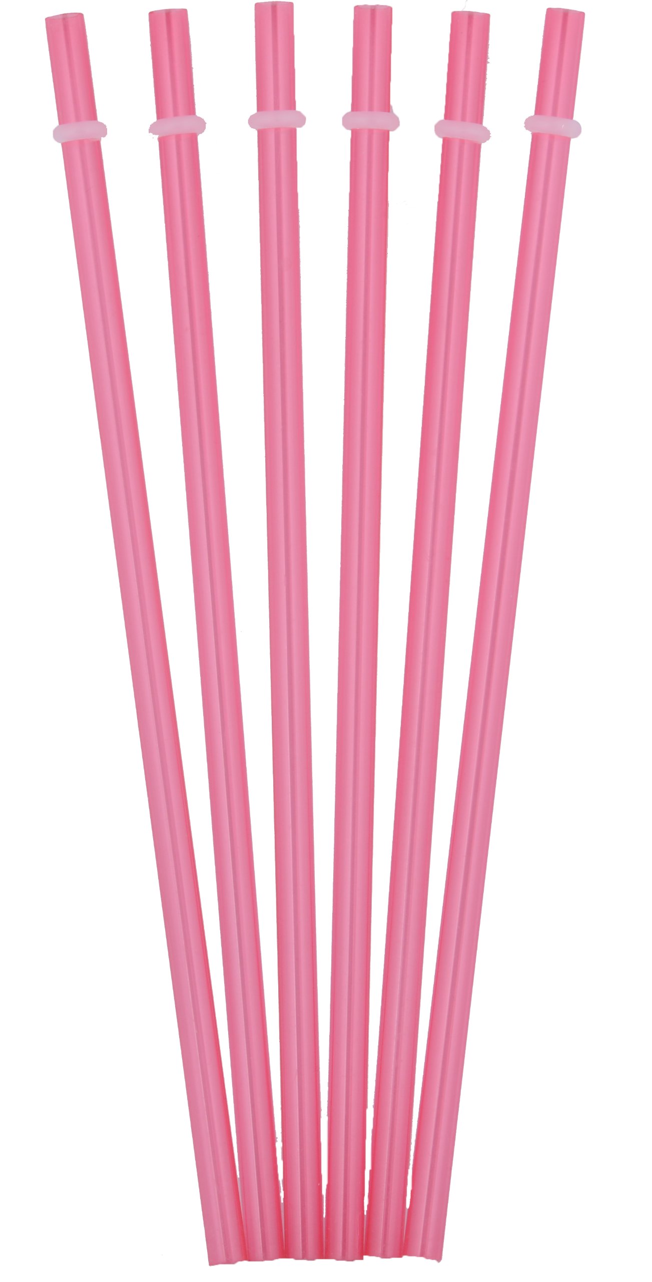Eco-Friendly Reusable Drinking Straws Set of 6 | BPA-Free Stainless Steel Straws | Fits Tervis, Signature & Most Tumbler Brands | Perfect for Smoothies, Iced Coffee & Travel Mugs