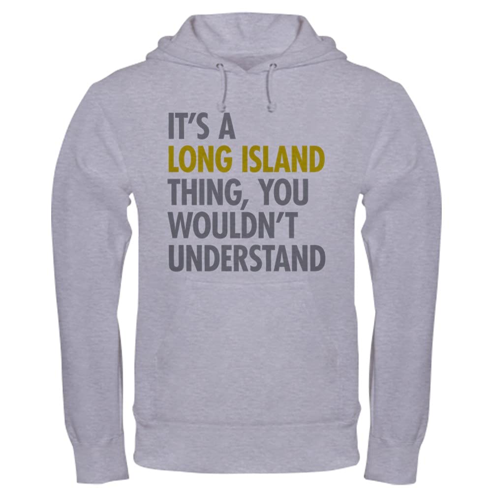 Long Island NY Hooded Sweatshirt - Comfortable Pullover Fleece Jacket for Men & Women | Perfect for Casual Wear, College Campuses, and New York Souvenirs