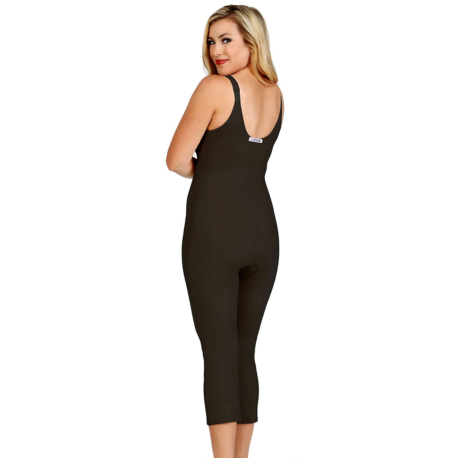 Shapewear Bodysuit with Tummy Control & Underbust Support - Slimming Compression Tank Top with Built-in Shorts for Women - Perfect for Workout, Postpartum Recovery & Everyday Wear