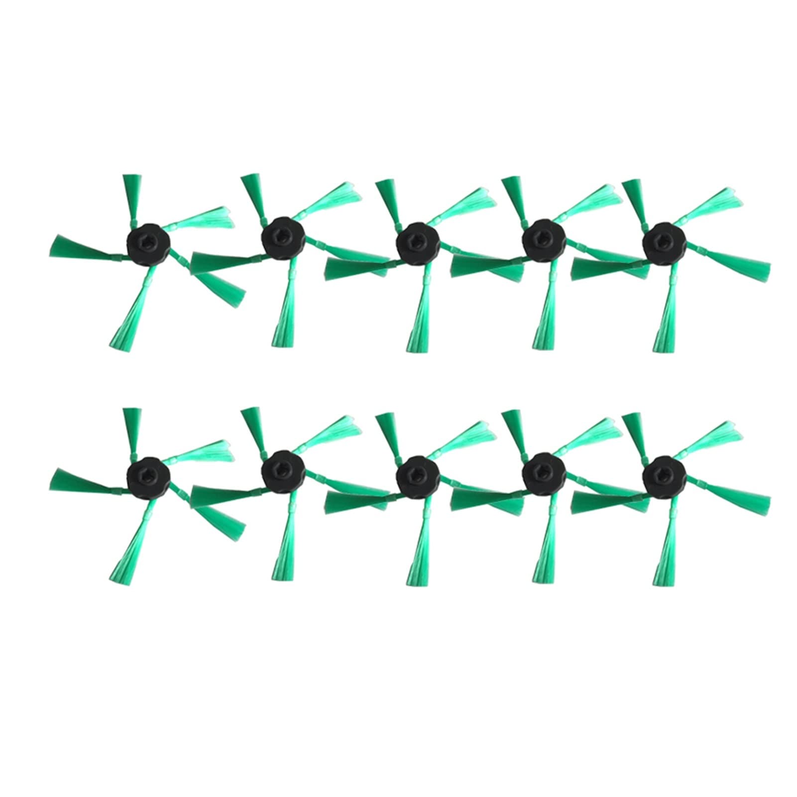 Vorwerk Kobold VR200 VR-200 Vacuum Cleaner Replacement Parts - 10 Pack Side Brushes & HEPA Dust Filters Set for Home Cleaning Accessories | Perfect for Pet Hair, Hard Floors & Carpets