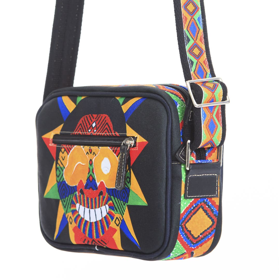 Hands-Free Sibundoy Macondas Crossbody Bag - Traditional Colombian Woven Purse for Women - Perfect for Travel, Shopping, and Everyday Use