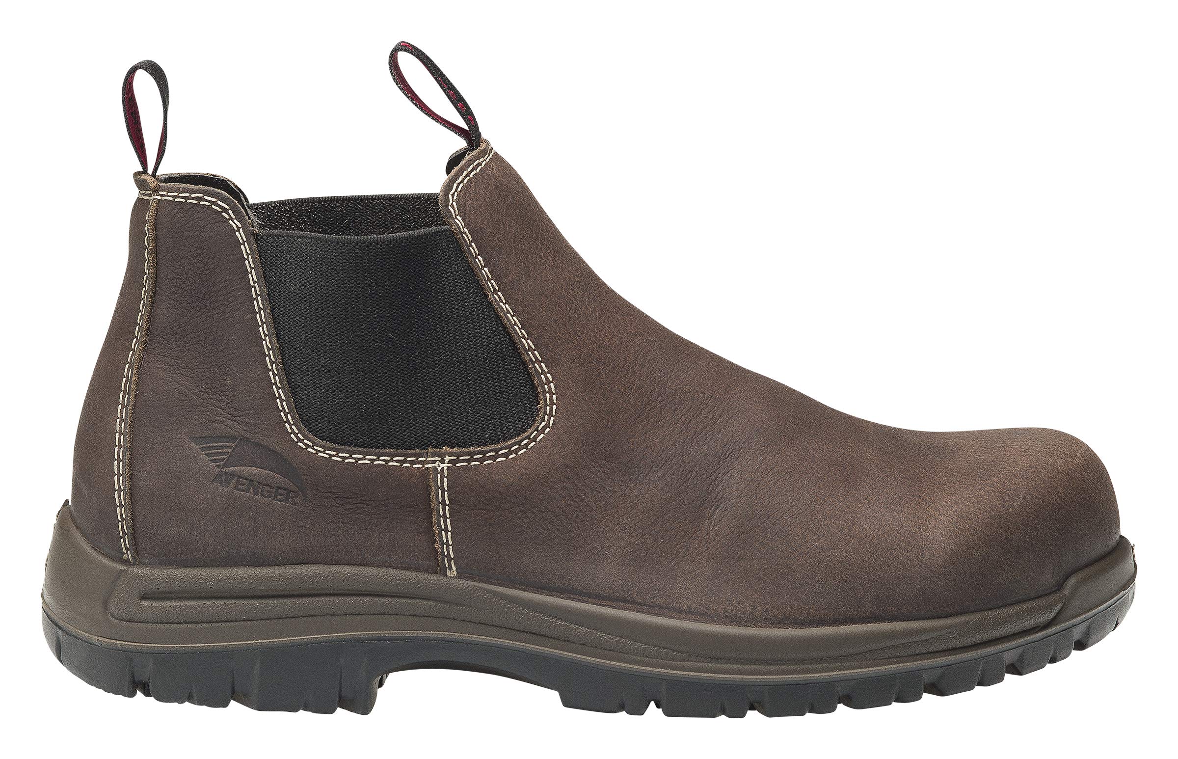 Avenger Men's Composite Toe Work Boots - Puncture Resistant for Construction & Safety