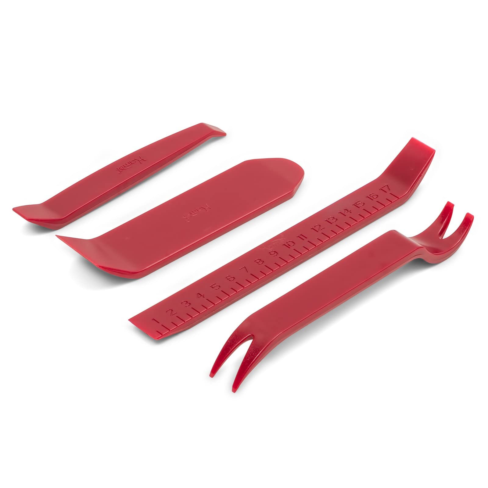 Car Trim Removal Tool Kit - 4pcs for Radio & Upholstery - Auto Repair Essential