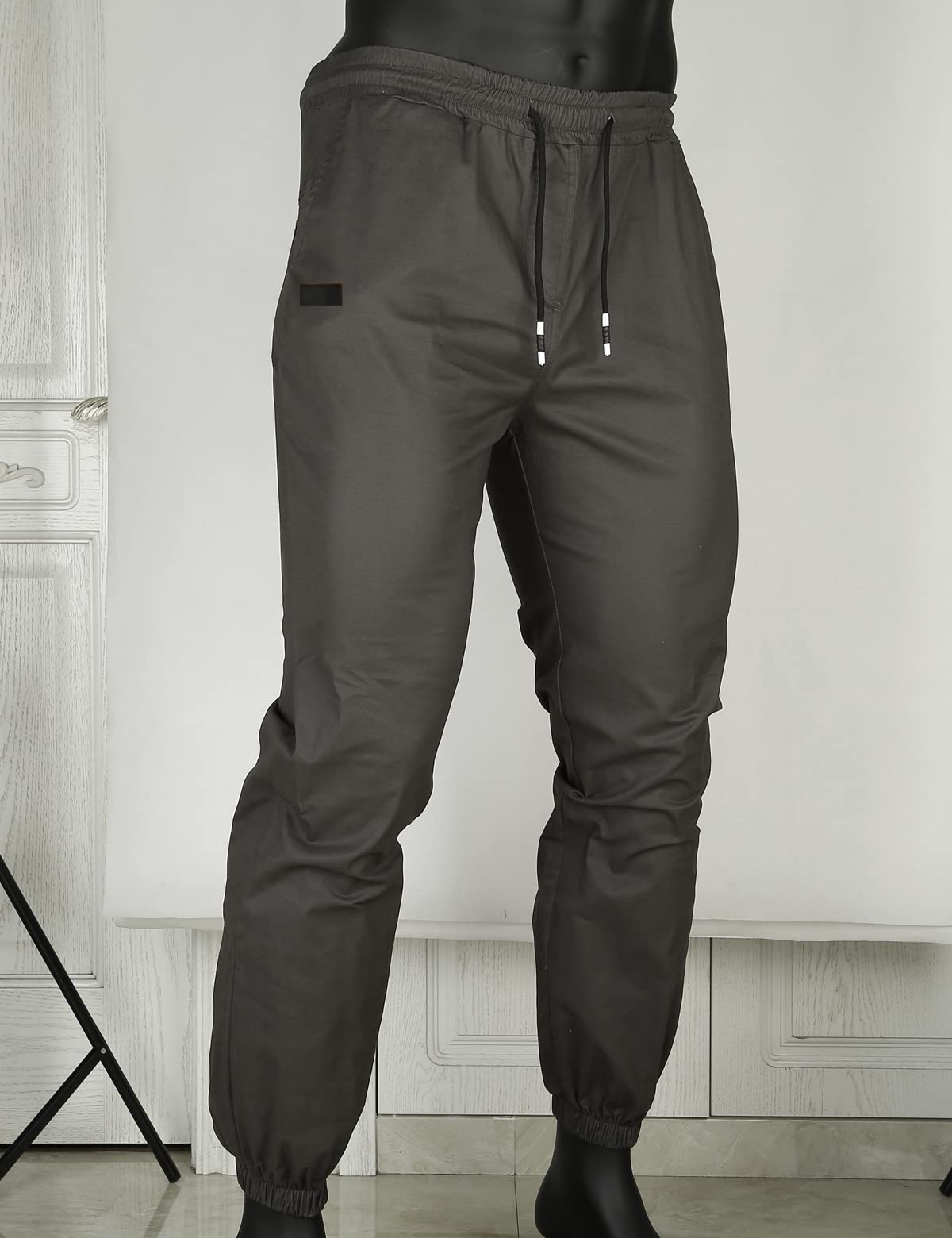 Men's Cargo Jogger Pants - Cotton Twill Chino Hiking & Outdoor Recreation Pants for Fitness, Jogging & Casual Wear | Perfect for Gym, Travel & Everyday Use
