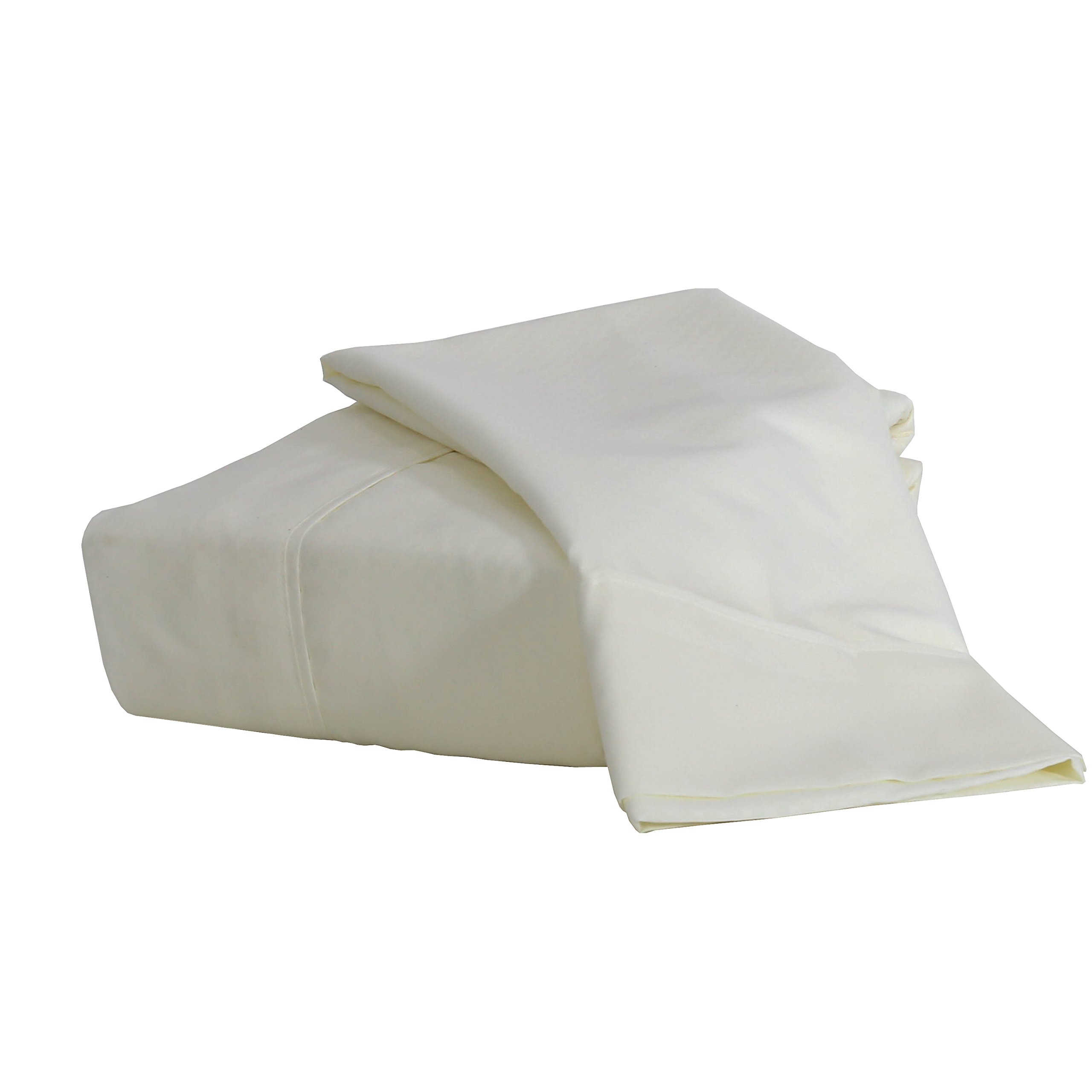 Natalia Cavalletto Check 1800 Series 6-Piece Microfiber Bed Sheet Set - Queen Size, Ivory White - Ultra Soft & Breathable for All-Season Comfort - Perfect for Master Bedroom, Guest Room & Dorm Essentials