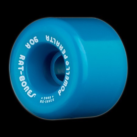 Powell Peralta Rat Bones 60mm 90A Skateboard Wheels - Blue - Perfect for Street Skating and Smooth Rides