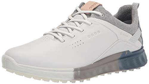 ECCO Women's S-Three Waterproof Gore-Tex Golf Shoes – Comfortable & Durable Spiked Golf Footwear for Women | Perfect for Wet Weather & Course Play