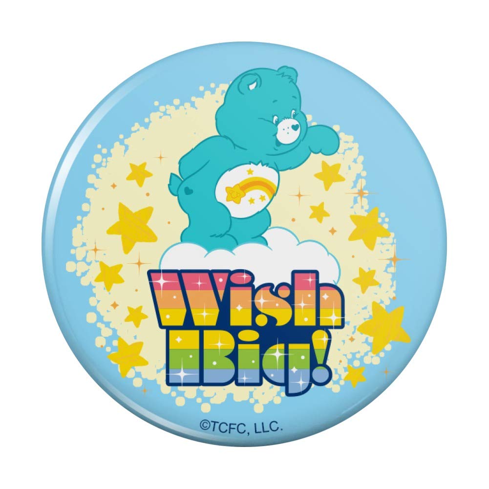 Care Bears Wish Big Kitchen Refrigerator Locker Button Magnet - Cute Cartoon Character Decorative Fridge Magnets for Home, Office & School Use