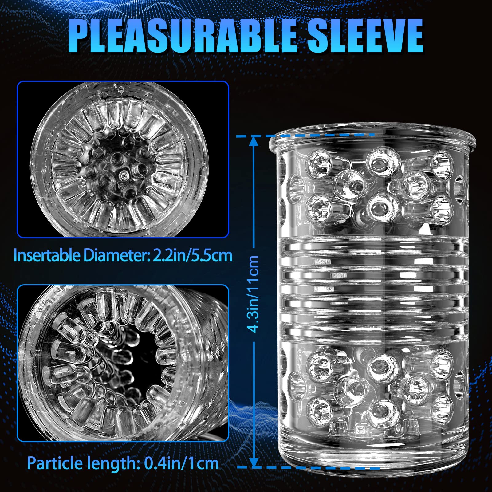 Premium Automatic Male Masturbator with Thrusting & Rotating - Electric Pocket Pussy for Men, Hands-Free Adult Sex Toy with Strong Suction Cup - Perfect for Solo Play, Discreet Storage & Enhanced Pleasure