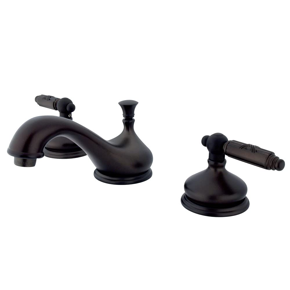 Kingston Brass KS1165GL Georgian Widespread Bathroom Faucet in Oil Rubbed Bronze - Perfect for Modern and Traditional Bathroom Vanities, Sinks & Powder Rooms
