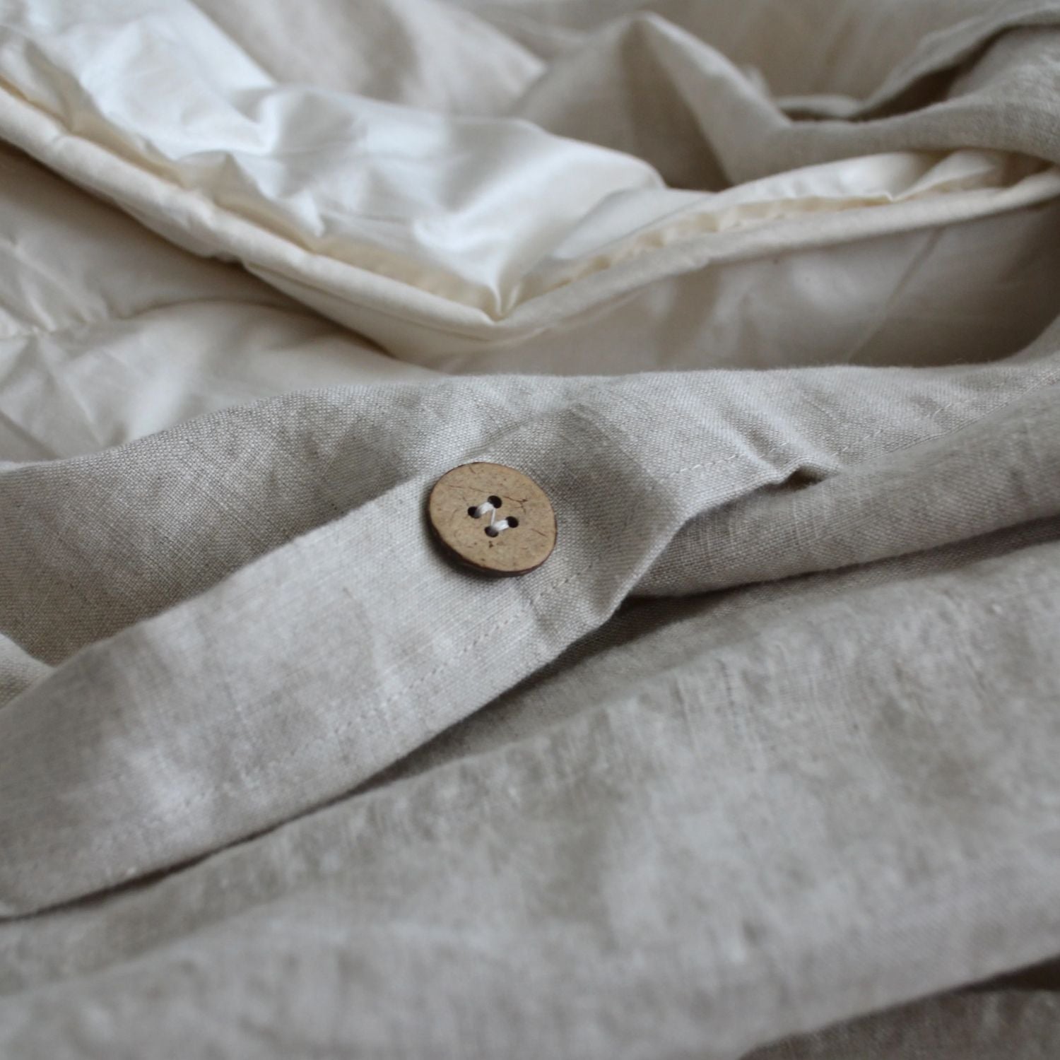 Timmins 100% Natural Linen Duvet Cover Set - Breathable & Soft Bedding for All Seasons - Perfect for Master Bedroom, Guest Room & Vacation Homes